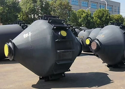 유리 라이닝 이중 뿔 건조기