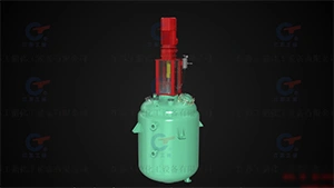 분리 가능한 유리 라이닝 교반기