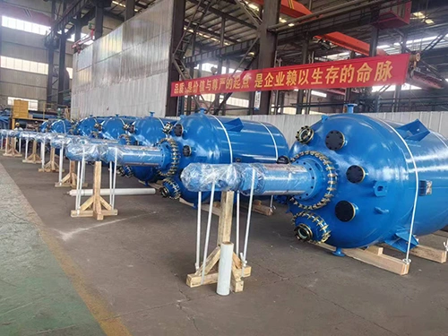 유리라이닝 반응기,  폐쇄형