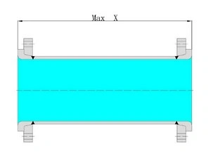 유리 라이닝 직선 파이프