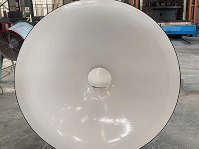 백색 에나멜 유리라이닝 반응기 커버