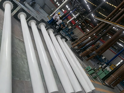 백색 에나멜 유리 라이닝 열교환 튜브