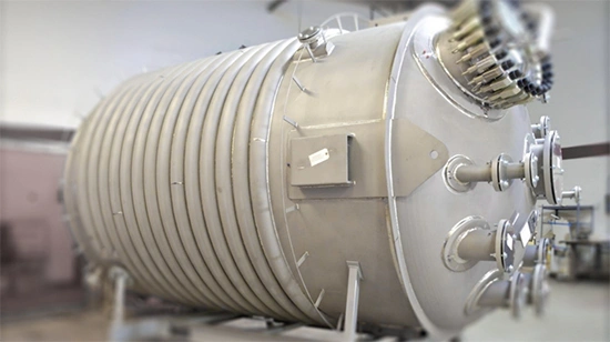 하프파이프 재킷형 원자로(티타늄)