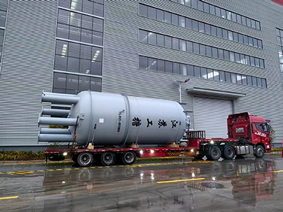 고객에게 배송된 유리 라인 장비