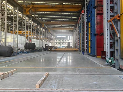 에나멜 소성 작업장